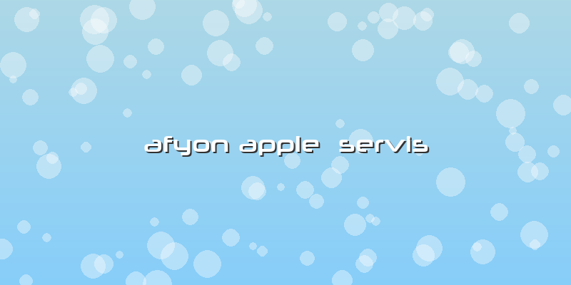 Afyon Apple  Servis