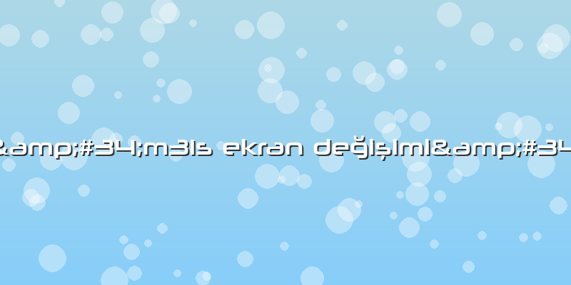 "m31s Ekran Değişimi"