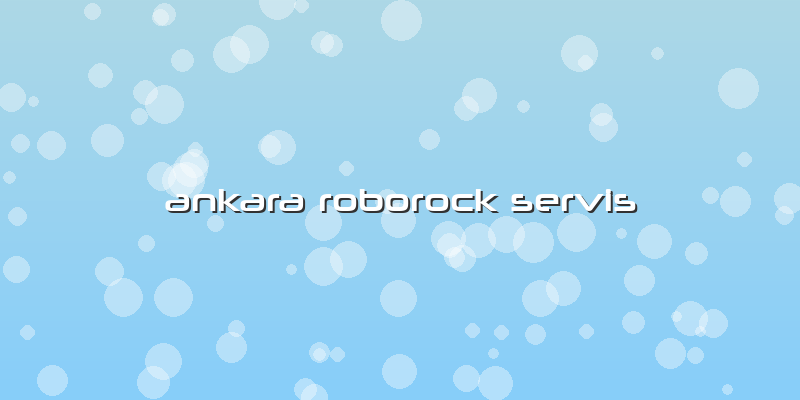 Ankara Roborock Özel Servis