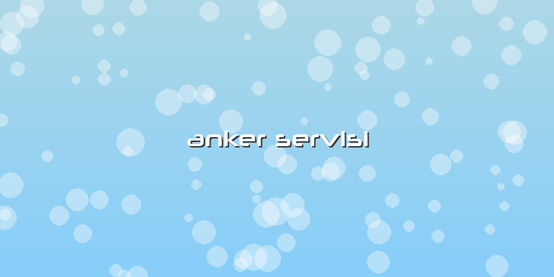 Anker Servisi