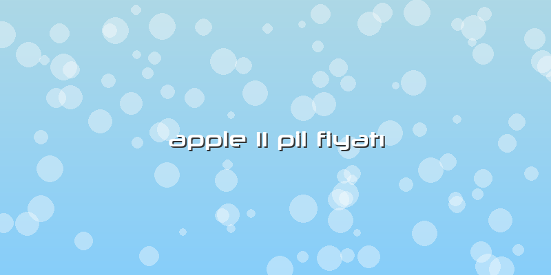 Apple 11 Pil Fiyatı