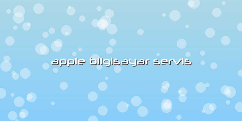 Apple Bilgisayar Servis