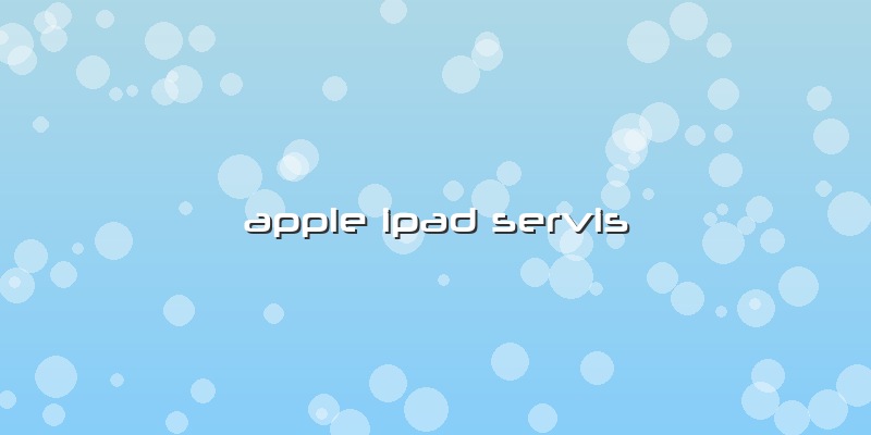 Apple Ipad Servis