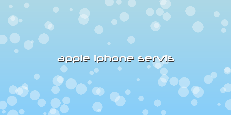 Apple Iphone Servis