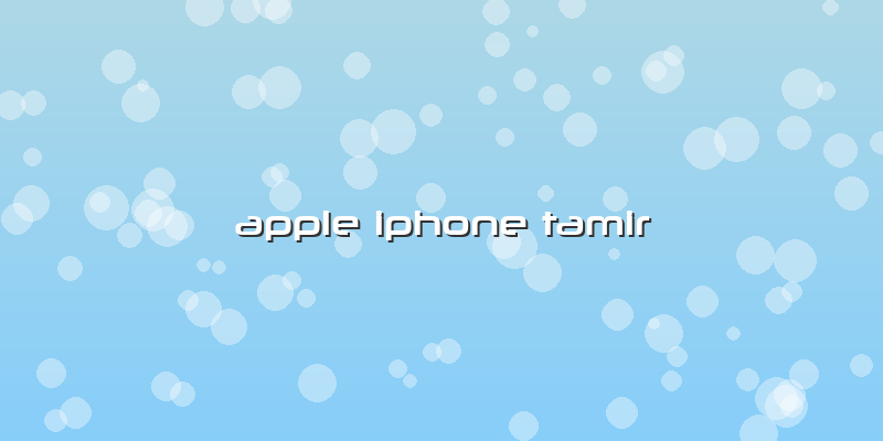 Apple Iphone Tamir