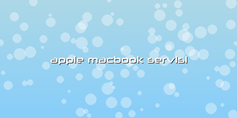Apple Macbook Servisi