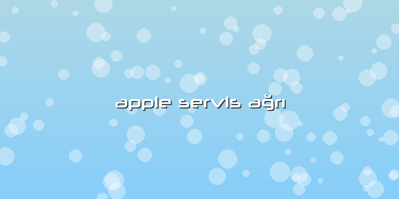 Apple Servis Ağrı
