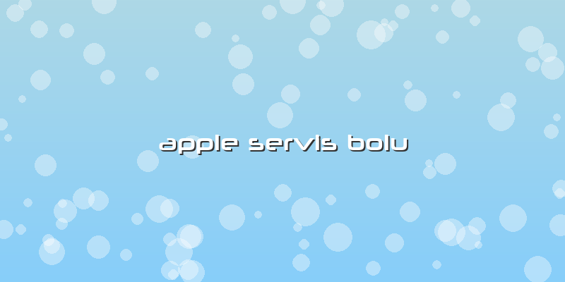 Apple Servis Bolu