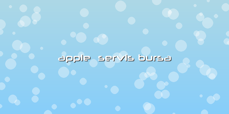Apple Servis Bursa