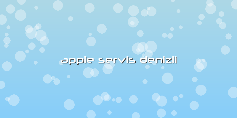 Apple Servis Denizli