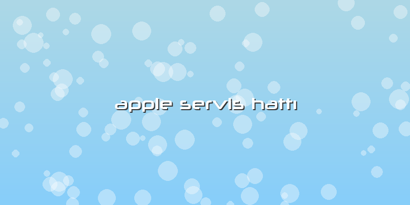Apple Servis Hattı