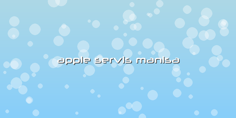 Apple Servis Manisa