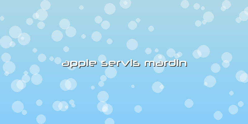 Apple Servis Mardin