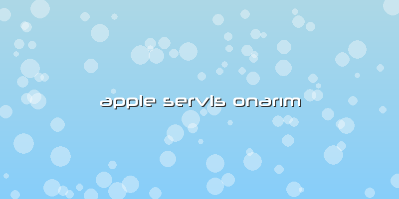 Apple Servis Onarım