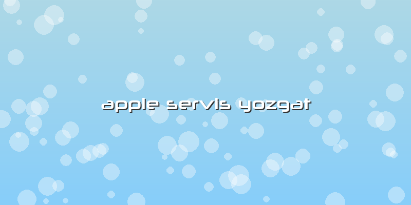 Apple Servis Yozgat