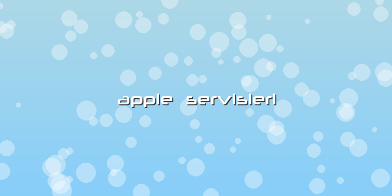 Apple  Servisleri