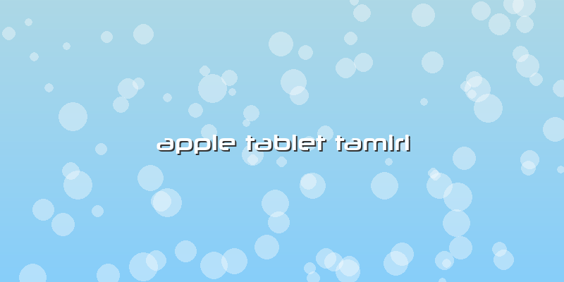 Apple Tablet Tamiri