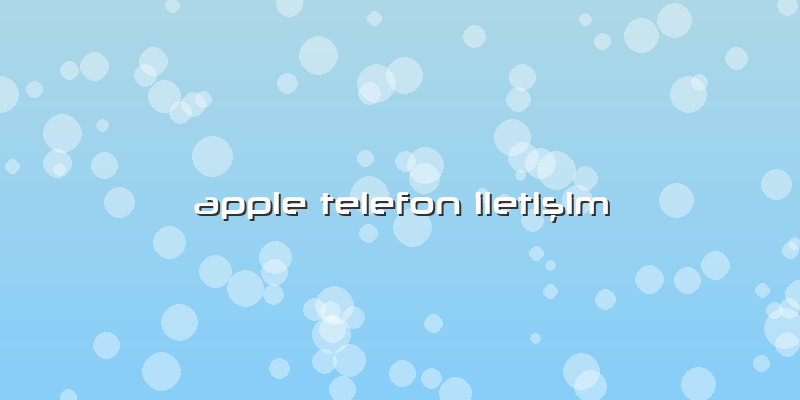 Apple Telefon Iletişim