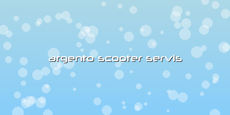 Argento Scooter Servis