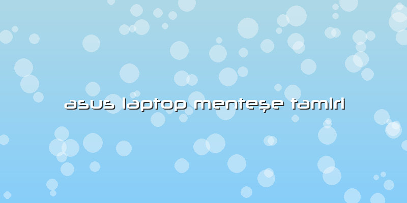 Asus Laptop Menteşe Tamiri