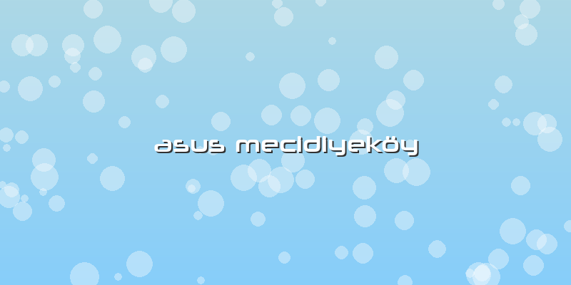 Asus Mecidiyeköy