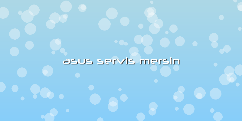 Asus Servis Mersin