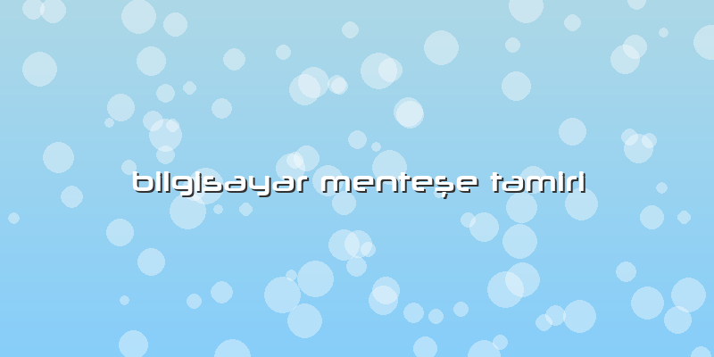 Bilgisayar Menteşe Tamiri