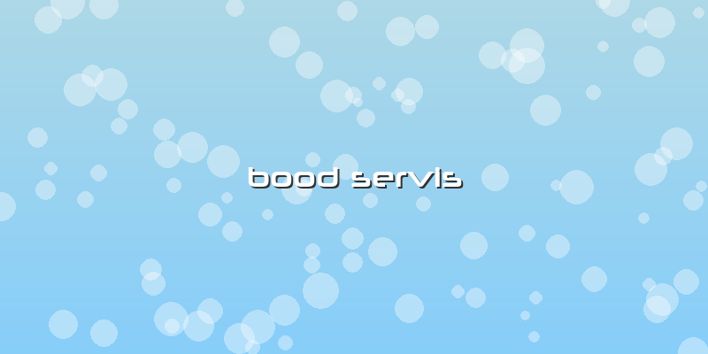 Bood Servis