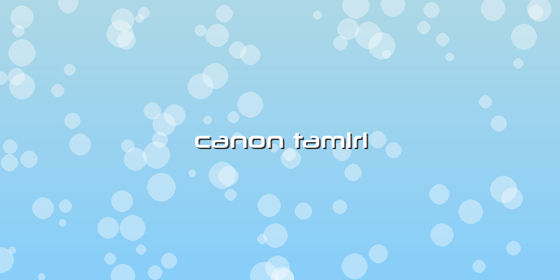 Canon Tamiri
