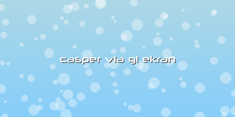 Casper Via G1 Ekran