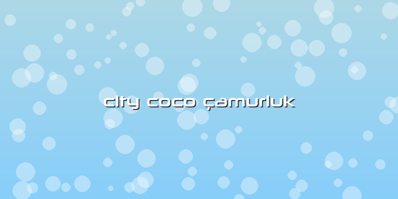 City Coco çamurluk