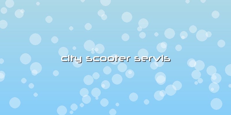 City Scooter Servis