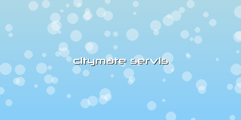 Citymate Servis