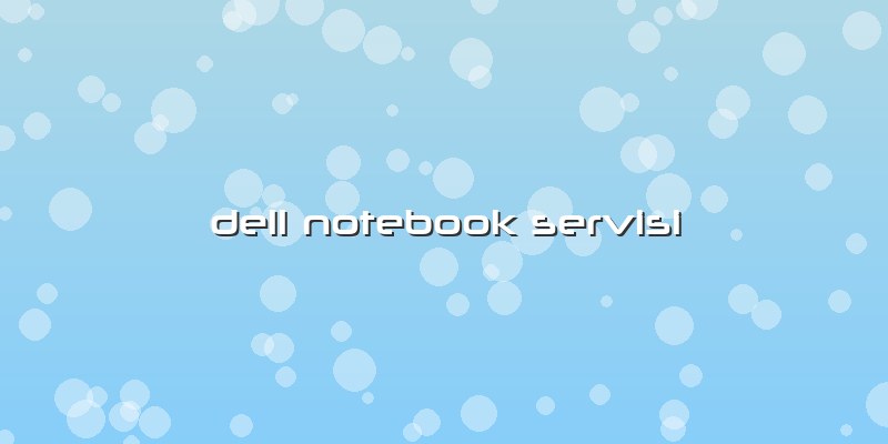 Dell Notebook Servisi
