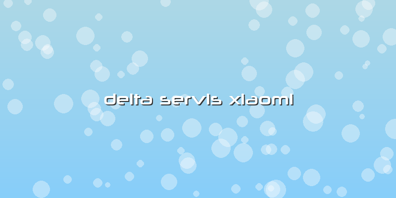 Delta Servis Xiaomi
