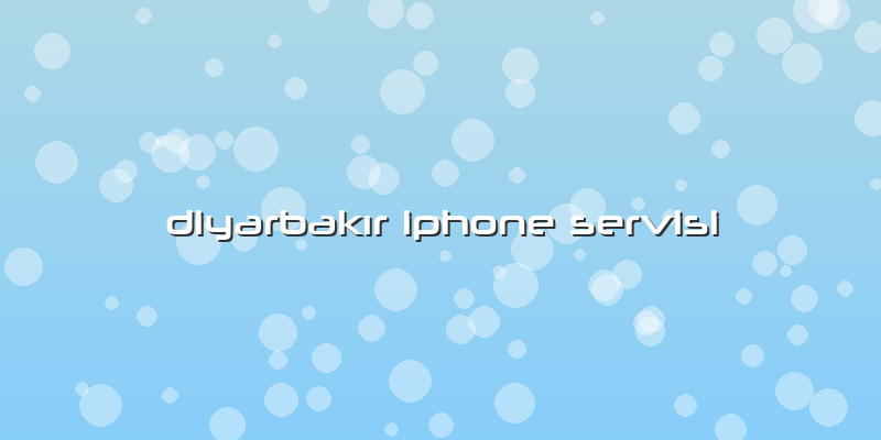 Diyarbakır Iphone Servisi