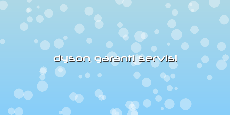 Dyson Garanti Servisi