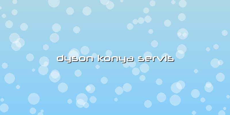 Dyson Konya Servis