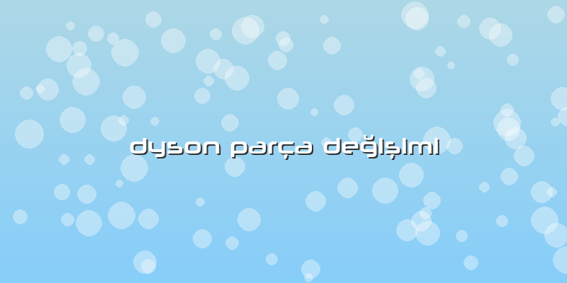 Dyson Parça Değişimi