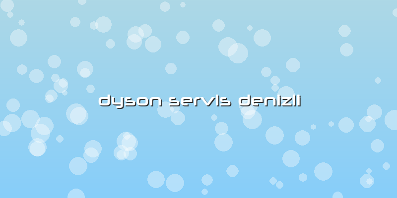 Dyson Servis Denizli
