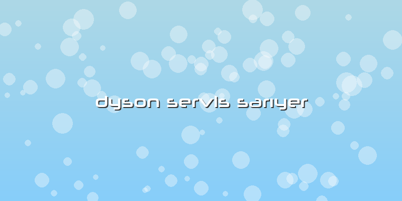 Dyson Servis Sarıyer