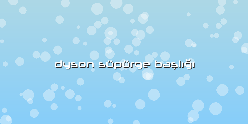 Dyson Süpürge Başlığı