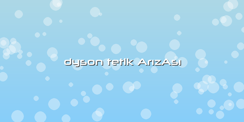 Dyson Tetik ArızAsı