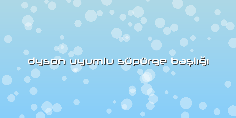 Dyson Uyumlu Süpürge Başlığı