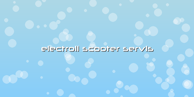 Electroll Scooter Servis