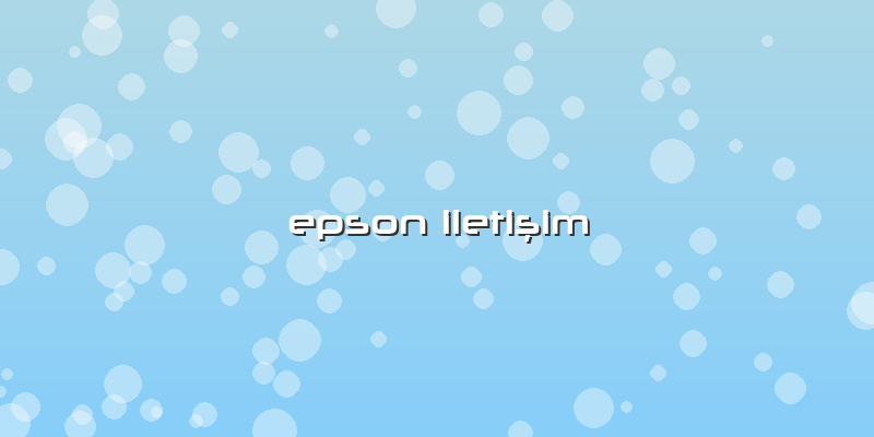 Epson Iletişim