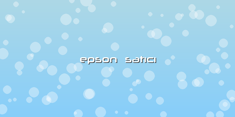 Epson  Satıcı