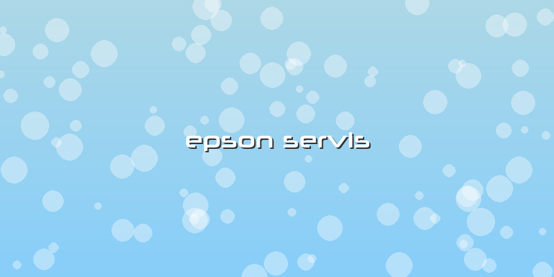 Epson Servis