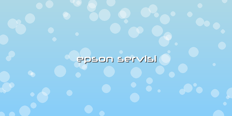 Epson Servisi