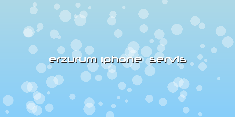 Erzurum ıphone  Servis